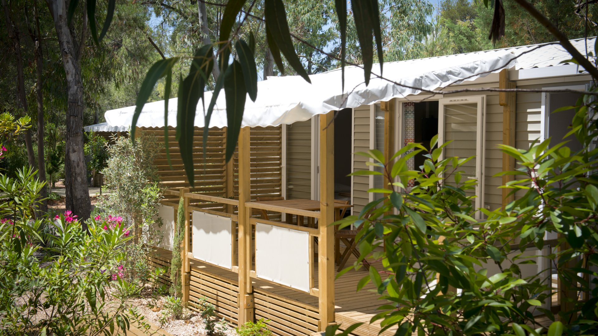 Semi-covered terrace for fun family meals