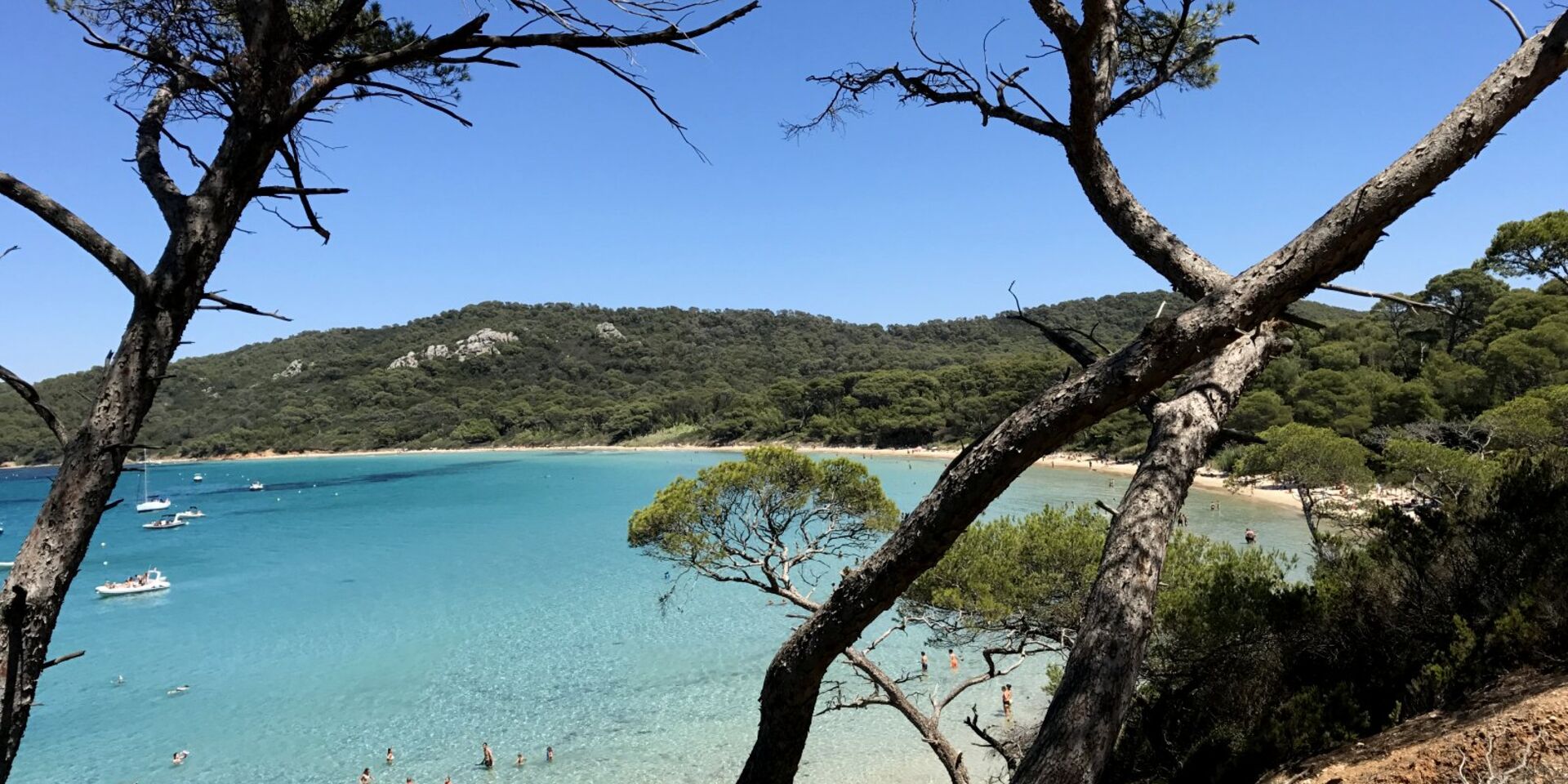 Var campsite near Porquerolles