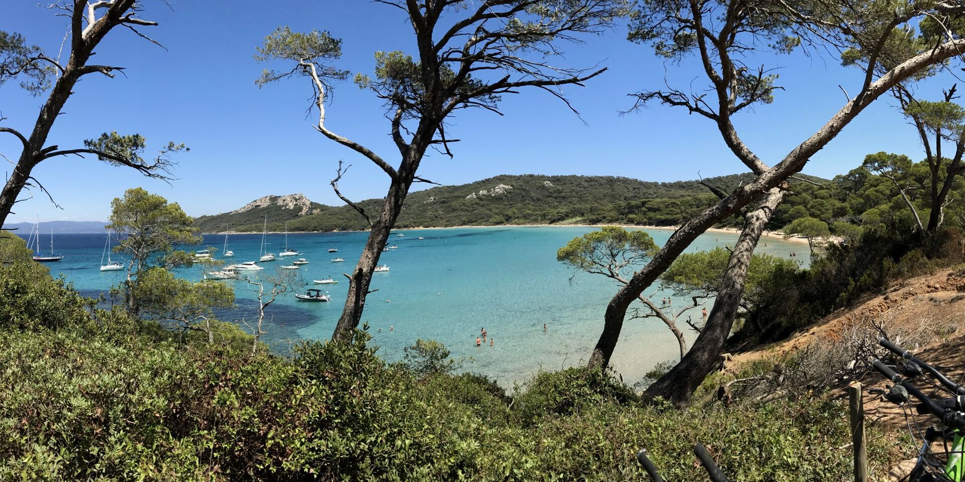 Porquerolles, near campsite Var area