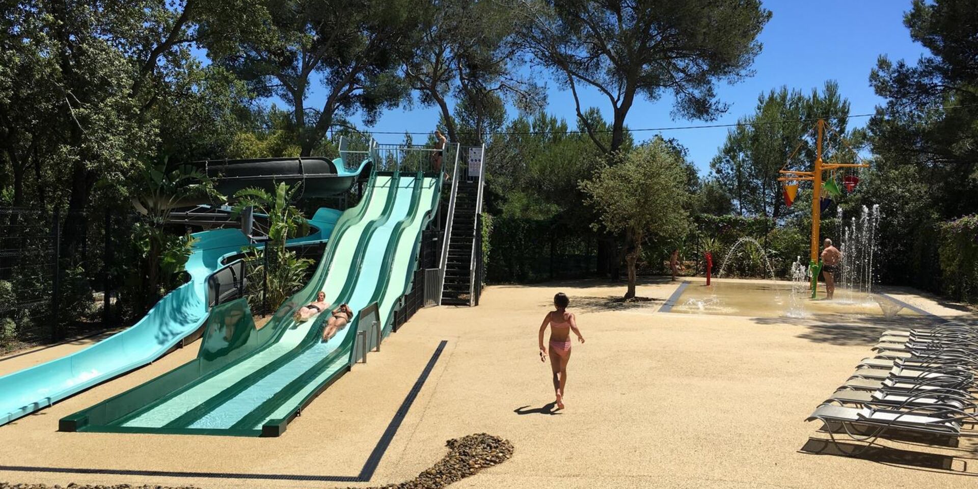 Campsite water park South of France