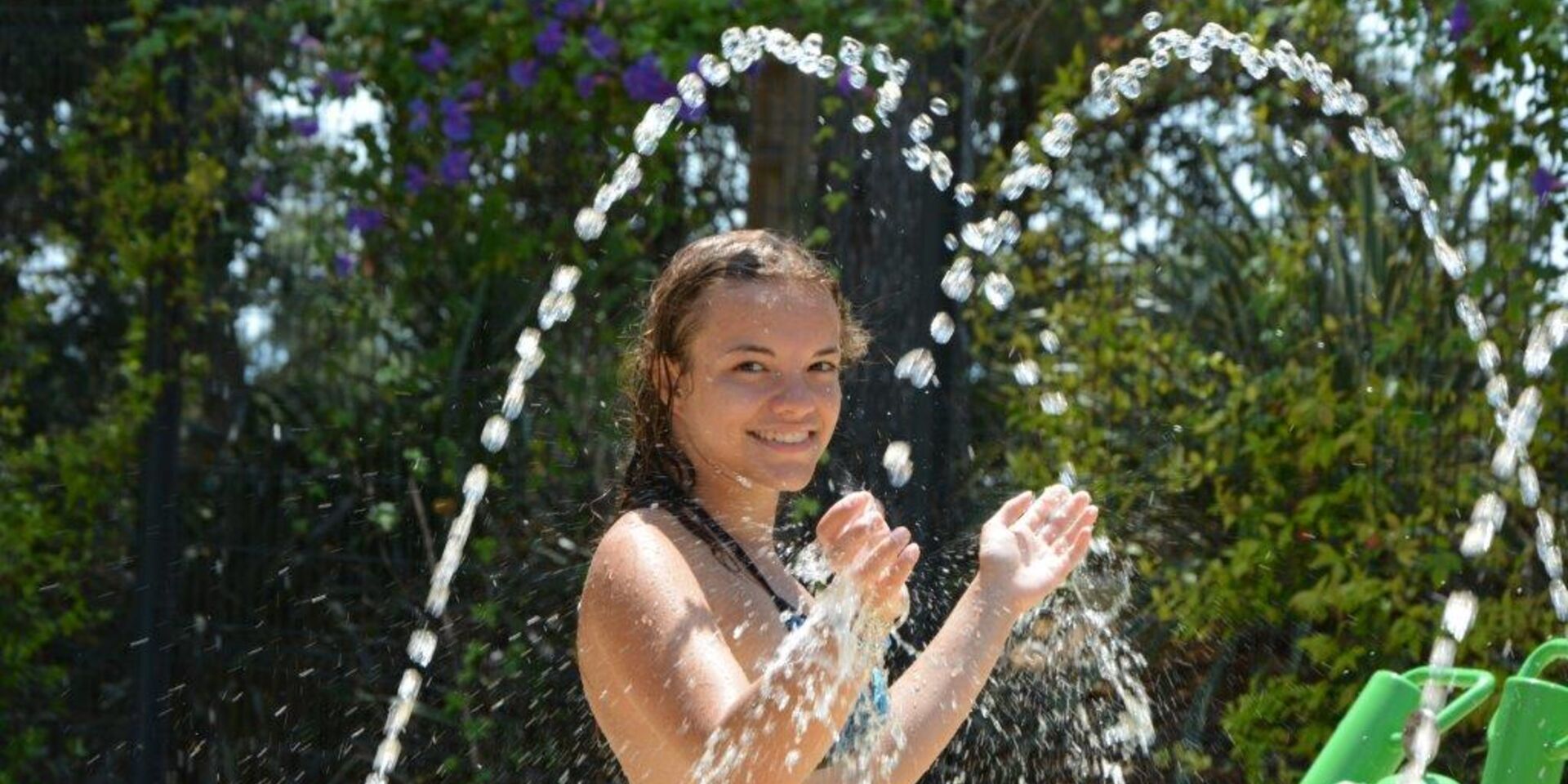 Water park water games campsite sud de la France