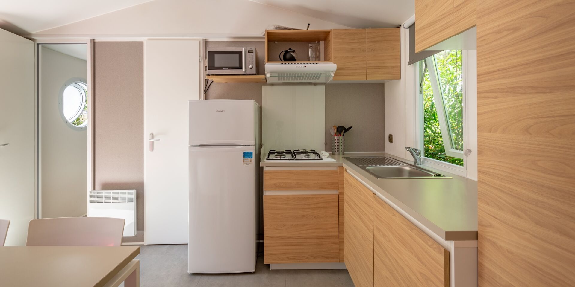 Air conditioned mobile home in a campsite in Provence