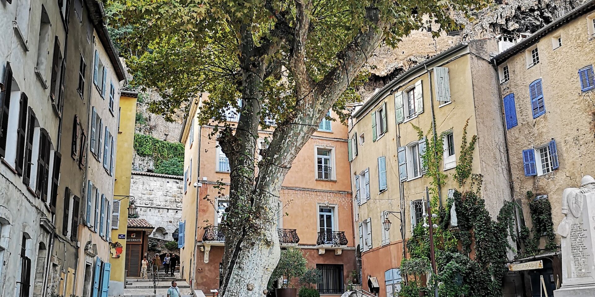 Cotignac in the Provence Verte area of the Var