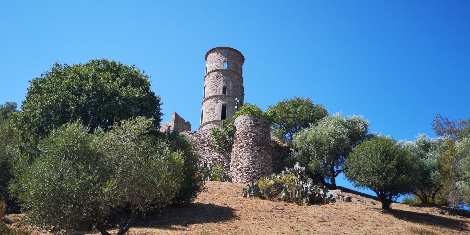 Grimaud castle in the Var area