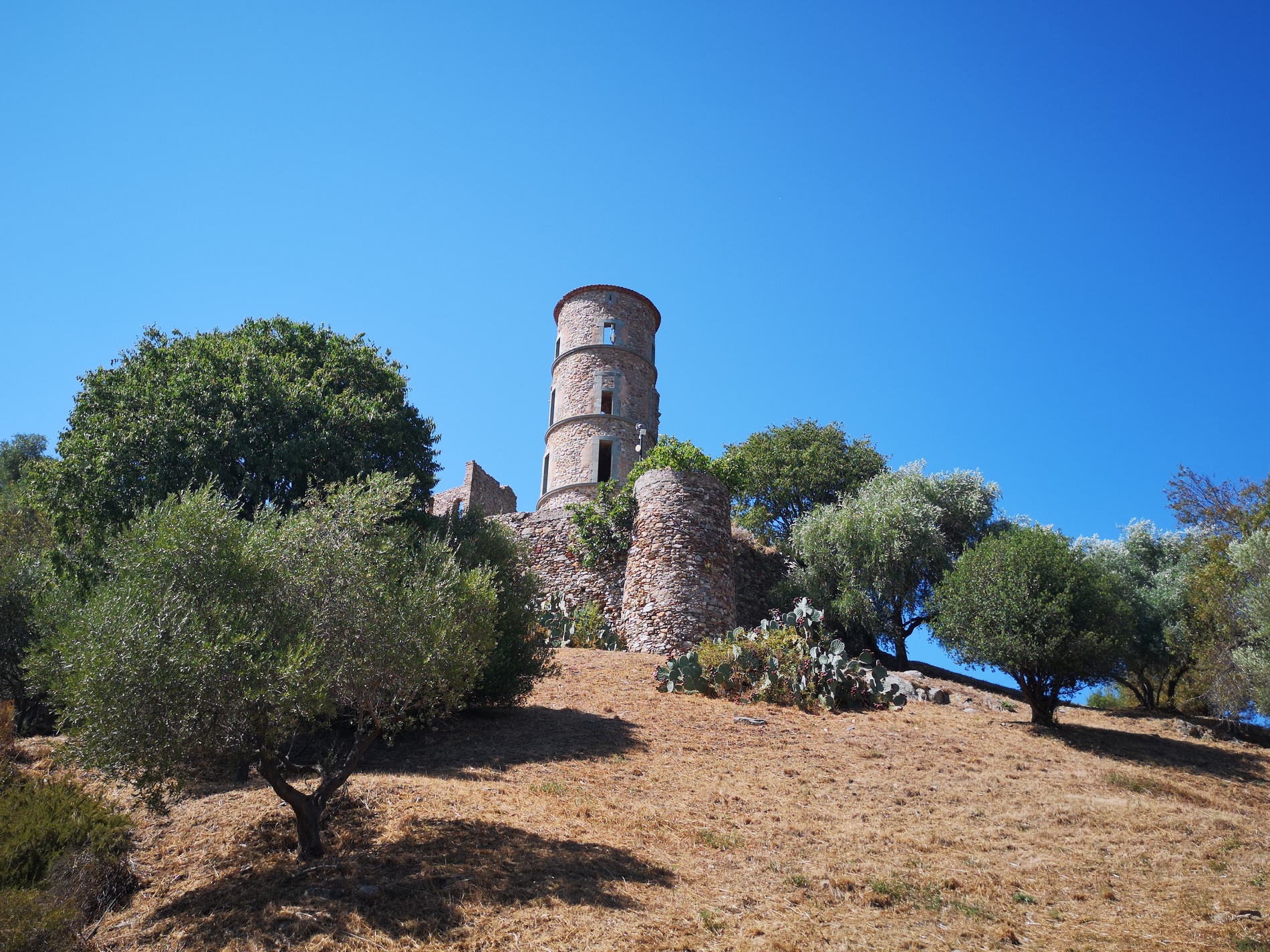 Grimaud castle in the Var area