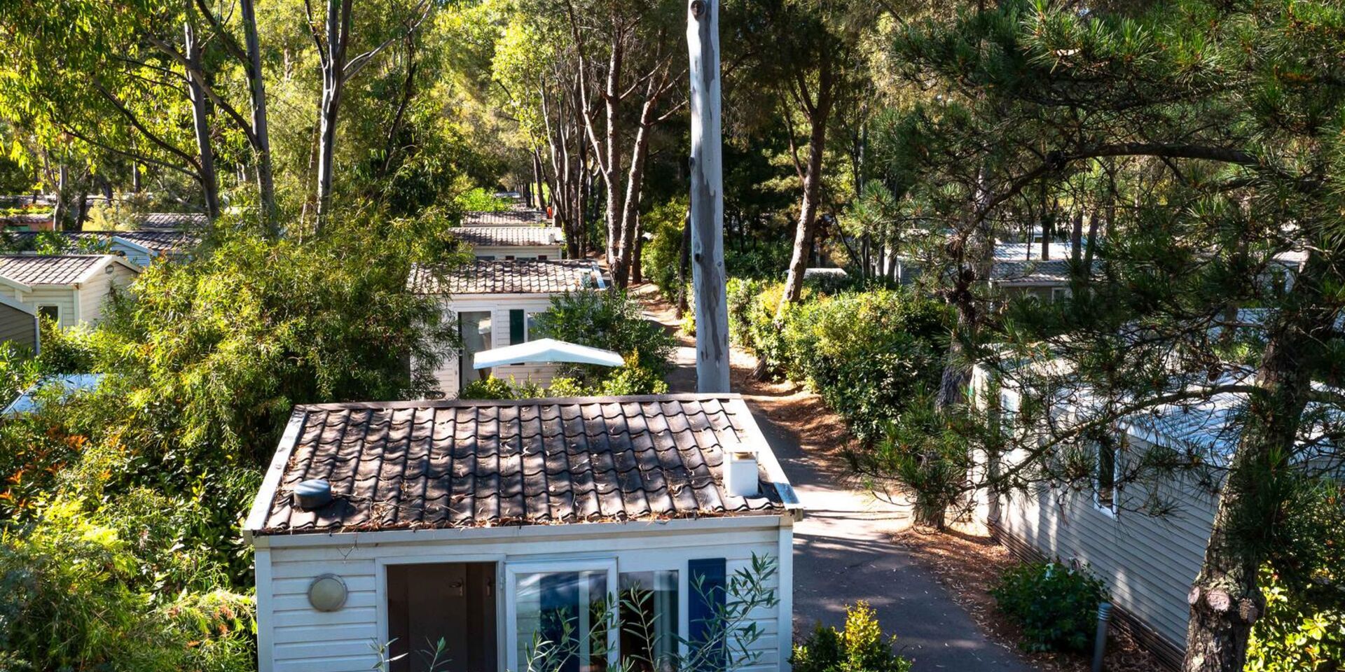 Mobile home for 3 guests at a four-star campsite