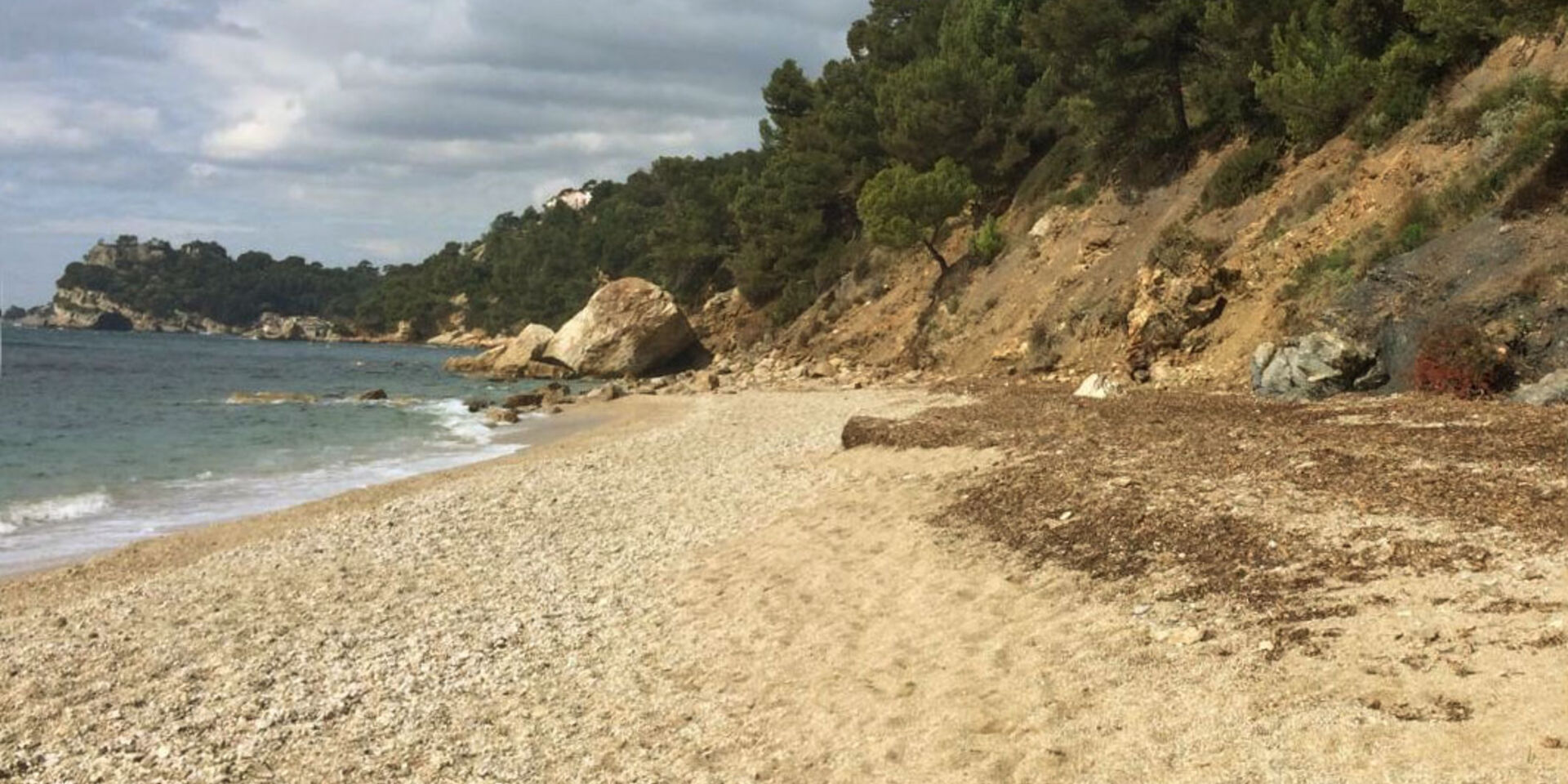 Sandy beach near Toulon