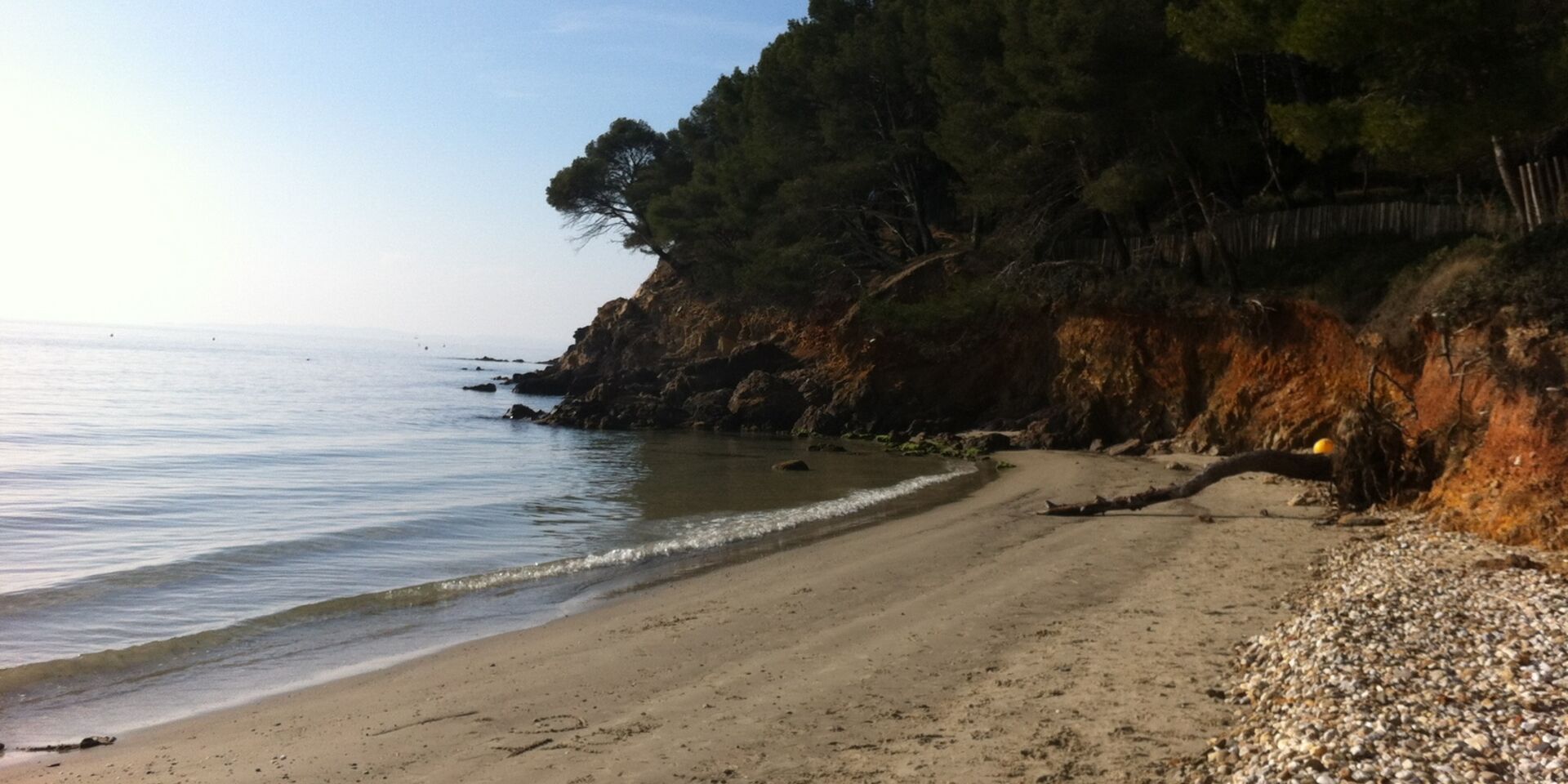 A natural beach in Hyères