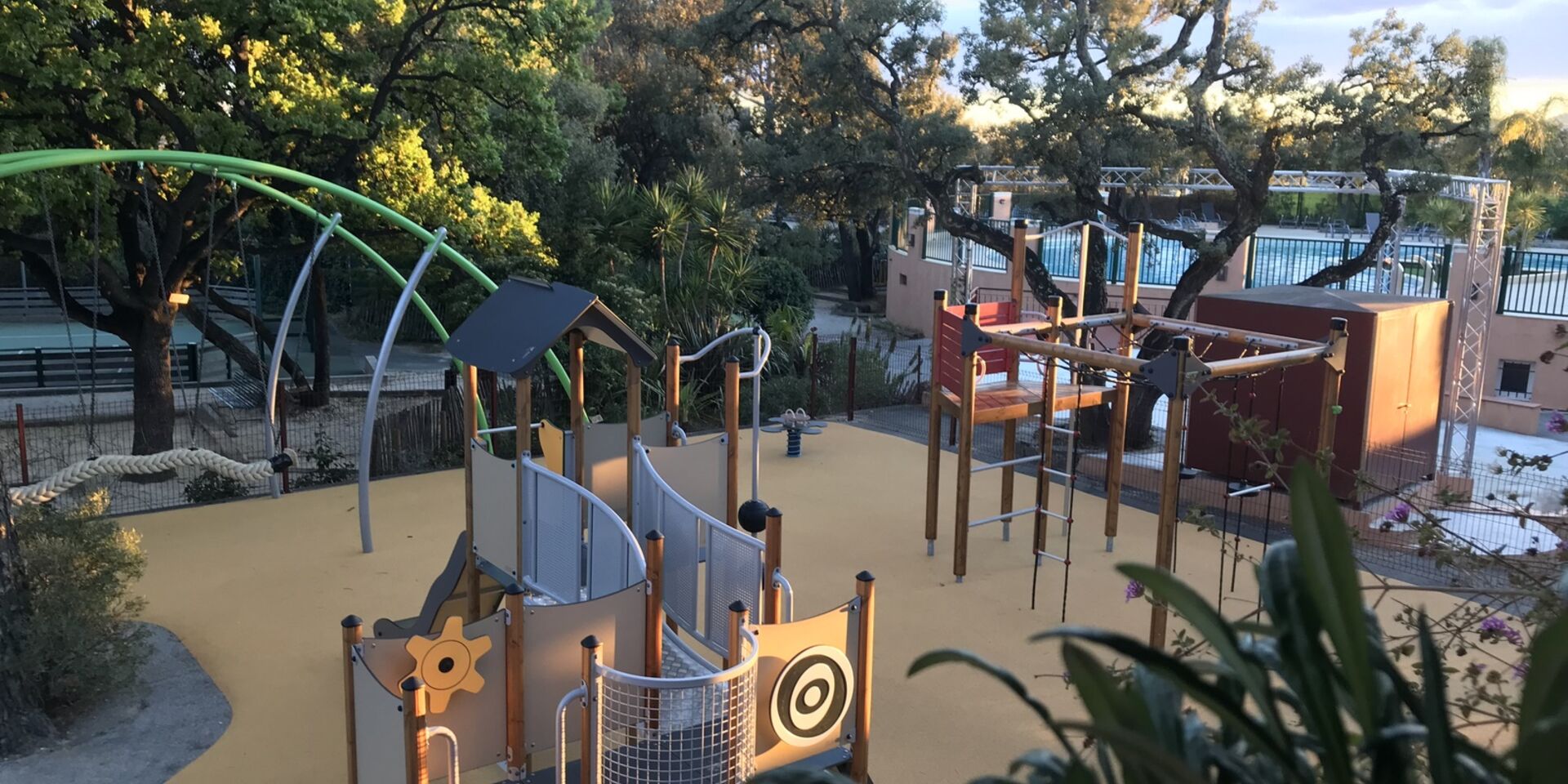 An XXL playground at our campsite in the Var, French Riviera-Côte d'Azur