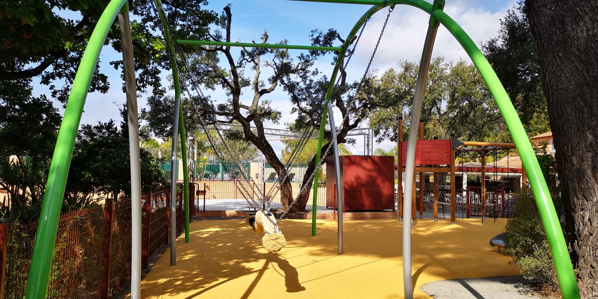 Play area at our Côte d'Azur campsite